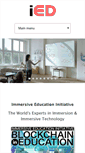 Mobile Screenshot of immersiveeducation.org